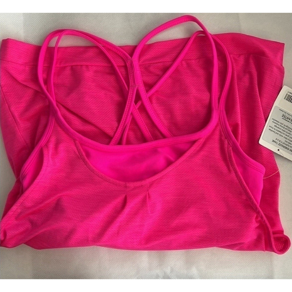 NWT Athleta 2in1 Medium Support Tank size XS -mesh energize - - Picture 7 of 8